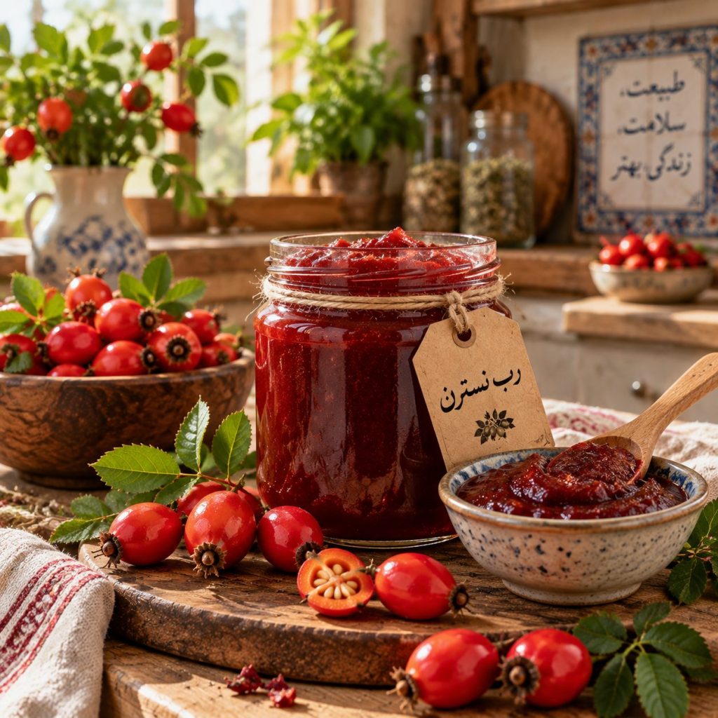 کاربردهای رب نسترن در آشپزی