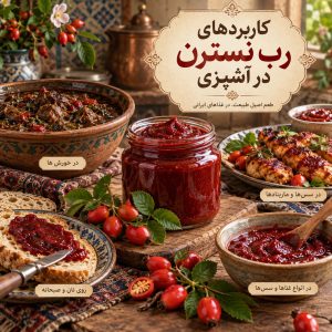 صفحه اصلی 67 کاربردهای رب نسترن در آشپزی